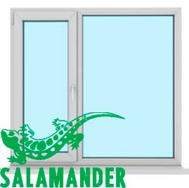 Одностворчатые окна Salamander в Кировске
